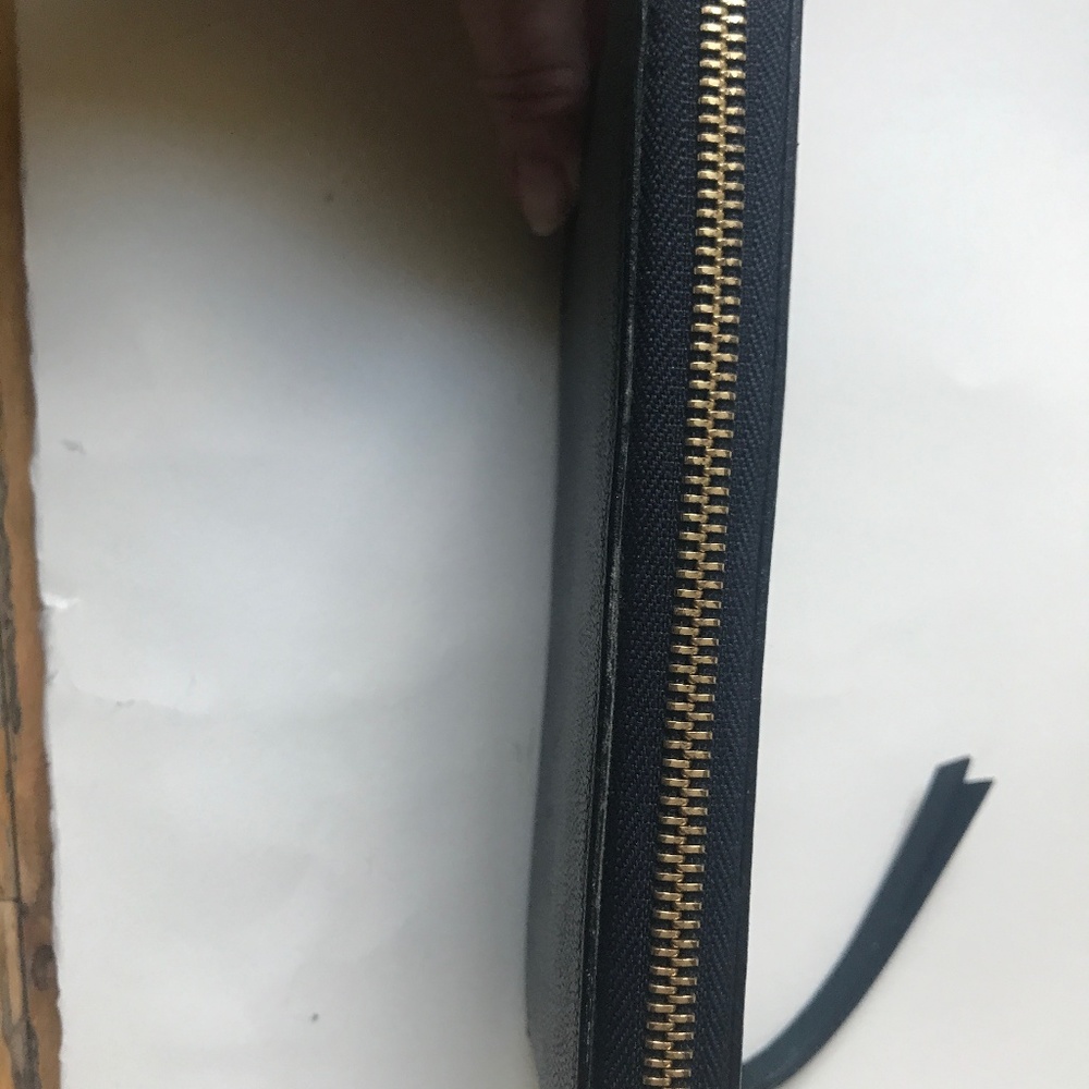 Lanvin Navy zip around Long Wallet - LAMBSKIN - Picture 7 of 8
